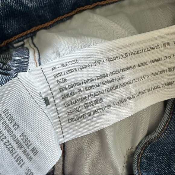 Abercrombie & Fitch The Mom High Rise Jeans Size 25/0 - Picture 4 of 7